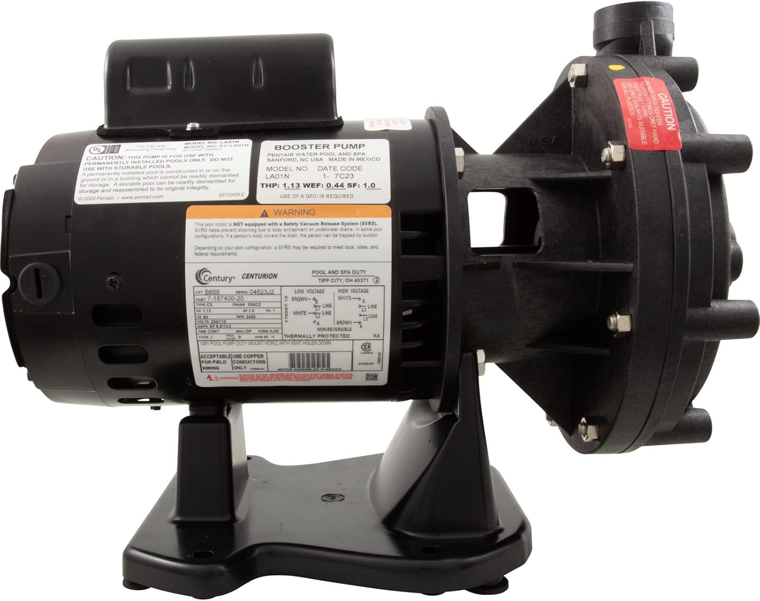Pentair Booster Pump for pressure side pool cleaners EC-LA01N