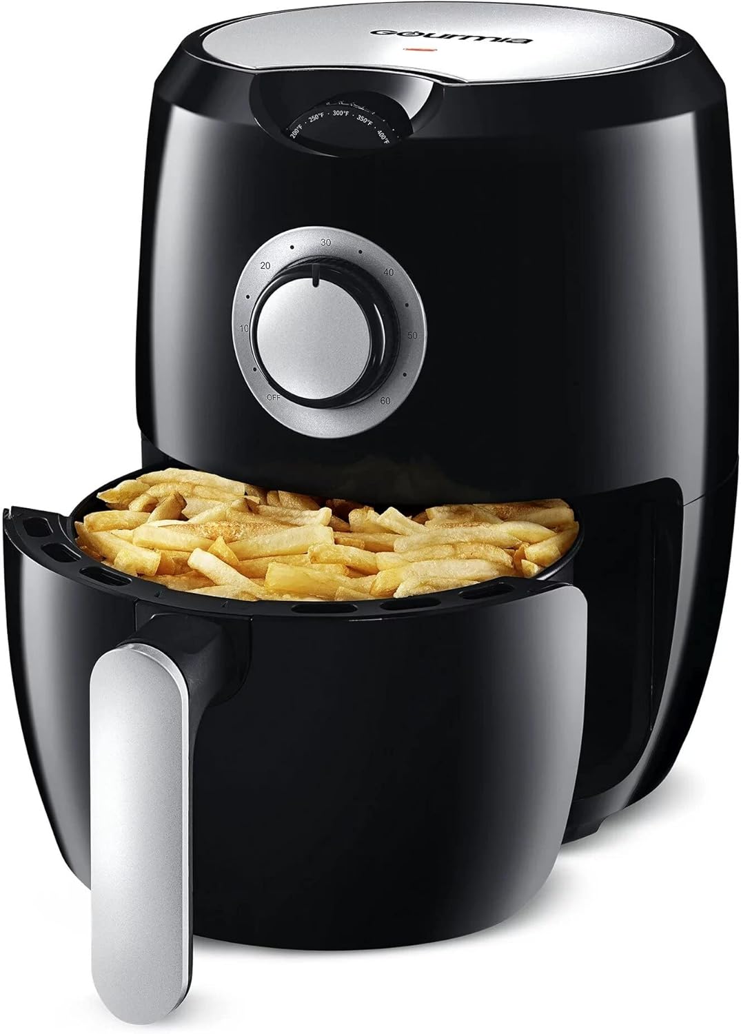 Gourmia 2.2 Qt Compact Air Fryer (black)