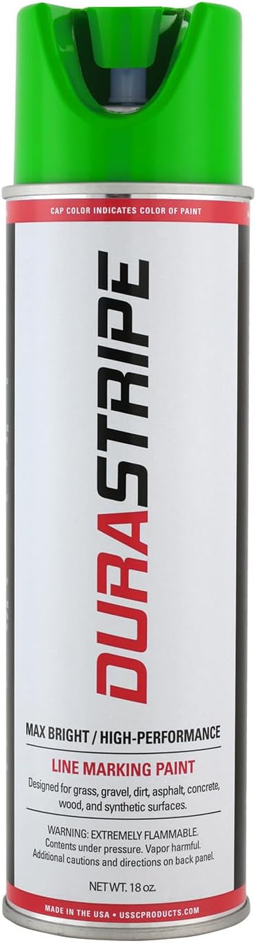 DuraStripe Inverted Utility Marking Spray Paint 18oz (Black)