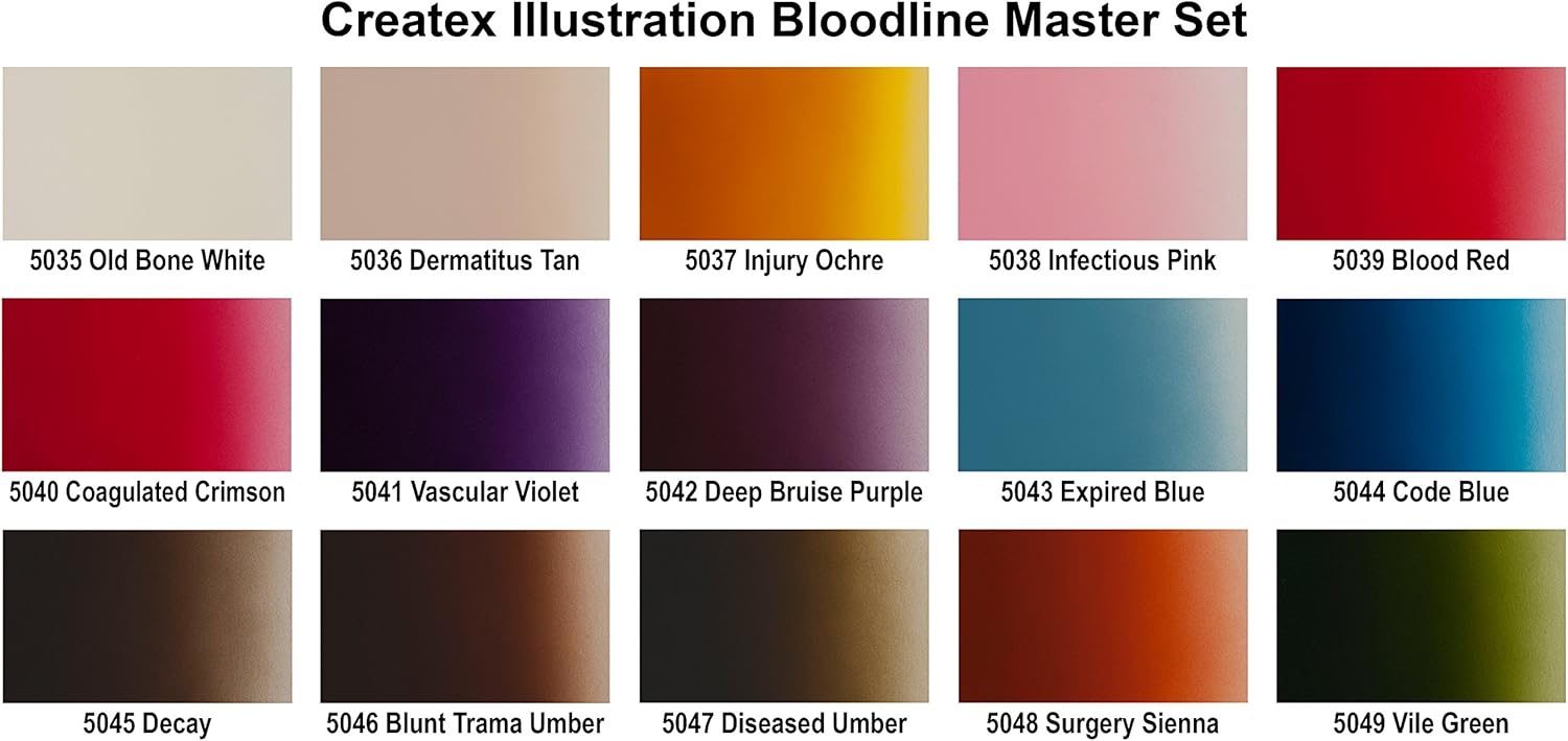 Createx Colors Createx Illustration Bloodline Master Set, 1 oz.