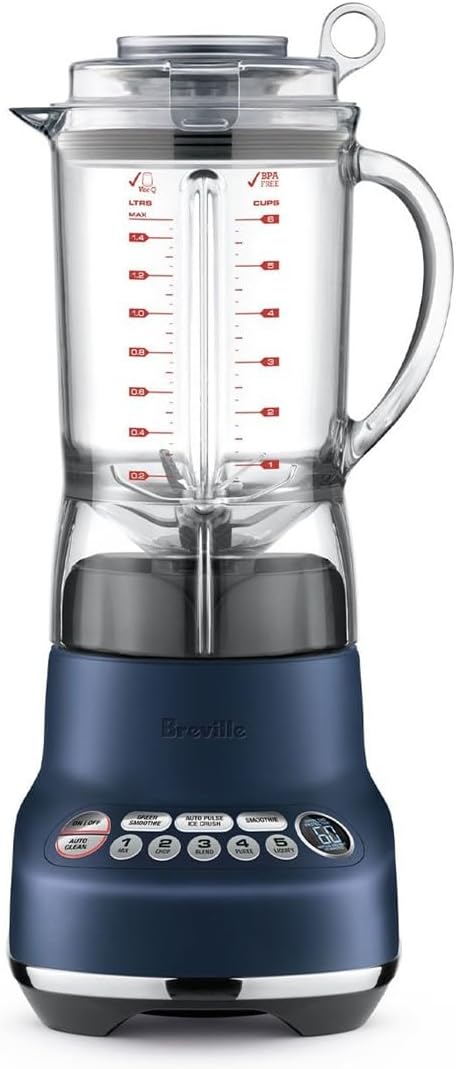 Breville BBL620DBL Fresh and Furious Blender, Damson Blue