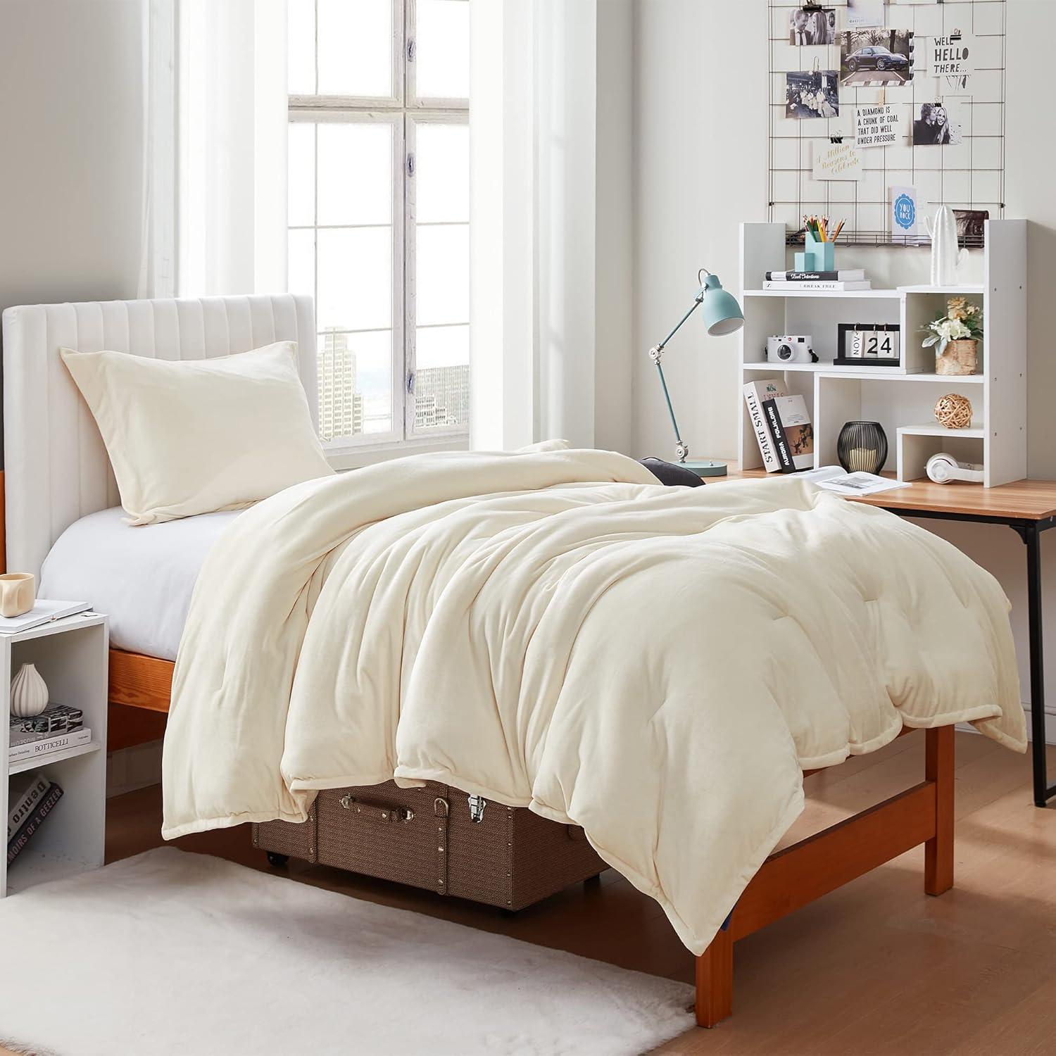 Byourbed Now You're Cookin' - Coma Inducer® Twin XL Comforter Set - White Clay (Kiln Oven)