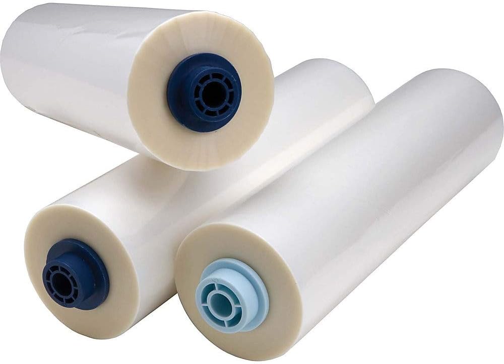 GBC EZ Load Blue End Cap Laminating Roll Film, Low Temp, Gloss, 11.5