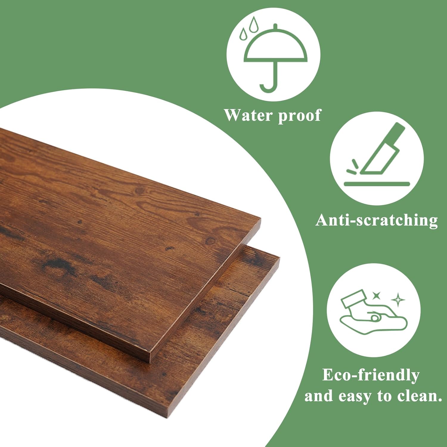 Industrial Pipe Clothing Rack Wall Mounted - Heavy Duty Wood Shelves Garment Display for Bedroom/Retail Stores, Steampunk Clothes Hanger Organizer, Black(91.7X74.8inch)