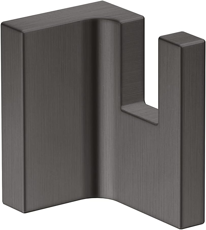 AXOR Universal Rectangular Towel Hook in Polished Black Chrome, 42611330