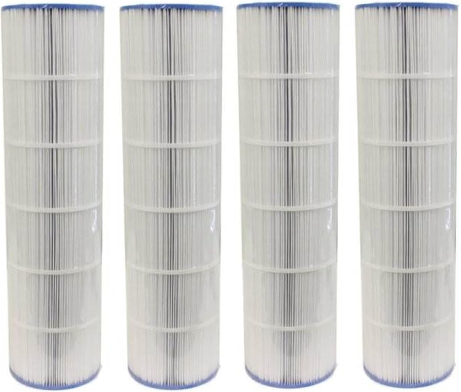 Unicel C-7488 106 Square Foot Media Replacement Pool Filter Cartridge with 176 Pleats, Compatible with Hayward Pool Products (4 Pack)