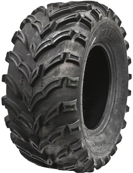 Ocelot Mars-A Utility ATV/UTV Tire, 6 Ply Quad or Side By Side ATV Tire, V-Angled Power Treads, 26x11x12 ATV Tire, 26x11x12 UTV Tires, Plow Through Mud and Sand, Ride Over Hard Surfaces