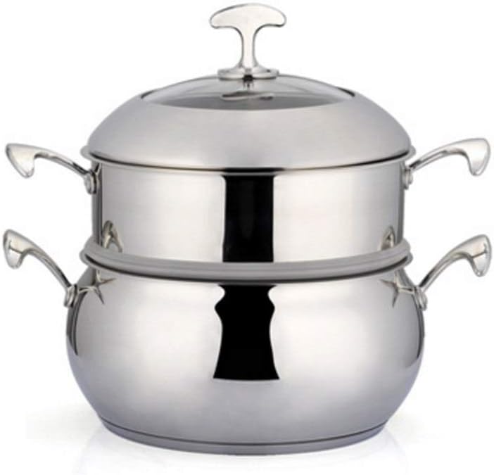 Household Double-layer Stainless Steel Soup Pot Steamer Household Thickened Cooking Pot Mini Steamer