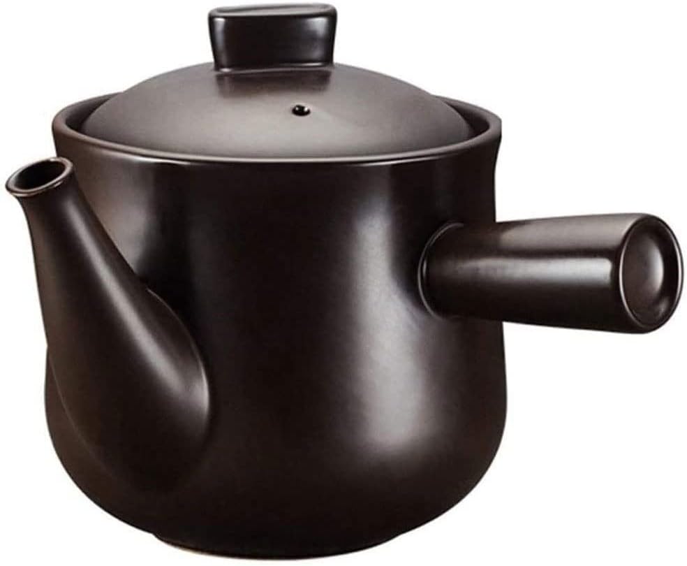 2.3L Ceramic Cooking Pot Clay Pot Cooking Earthenware Pot Chinese Ceramic/Casserole/Clay Pot/Earthen Pot Cookware Stew Pot Stockpot Decoction Pot Chinese Medicine Pot with Lid