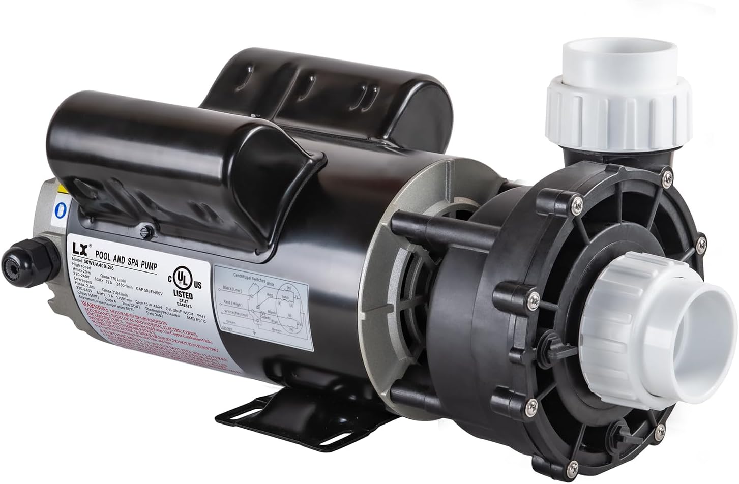 2 Speed SPA Pump 4HP Hot Tub Pump 220-240V, 2 Speed, 2