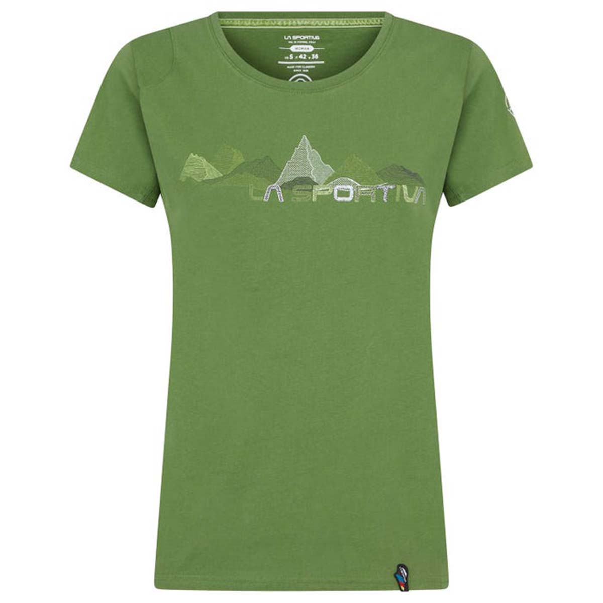 Peaks Womens Climbing T-Shirt Green