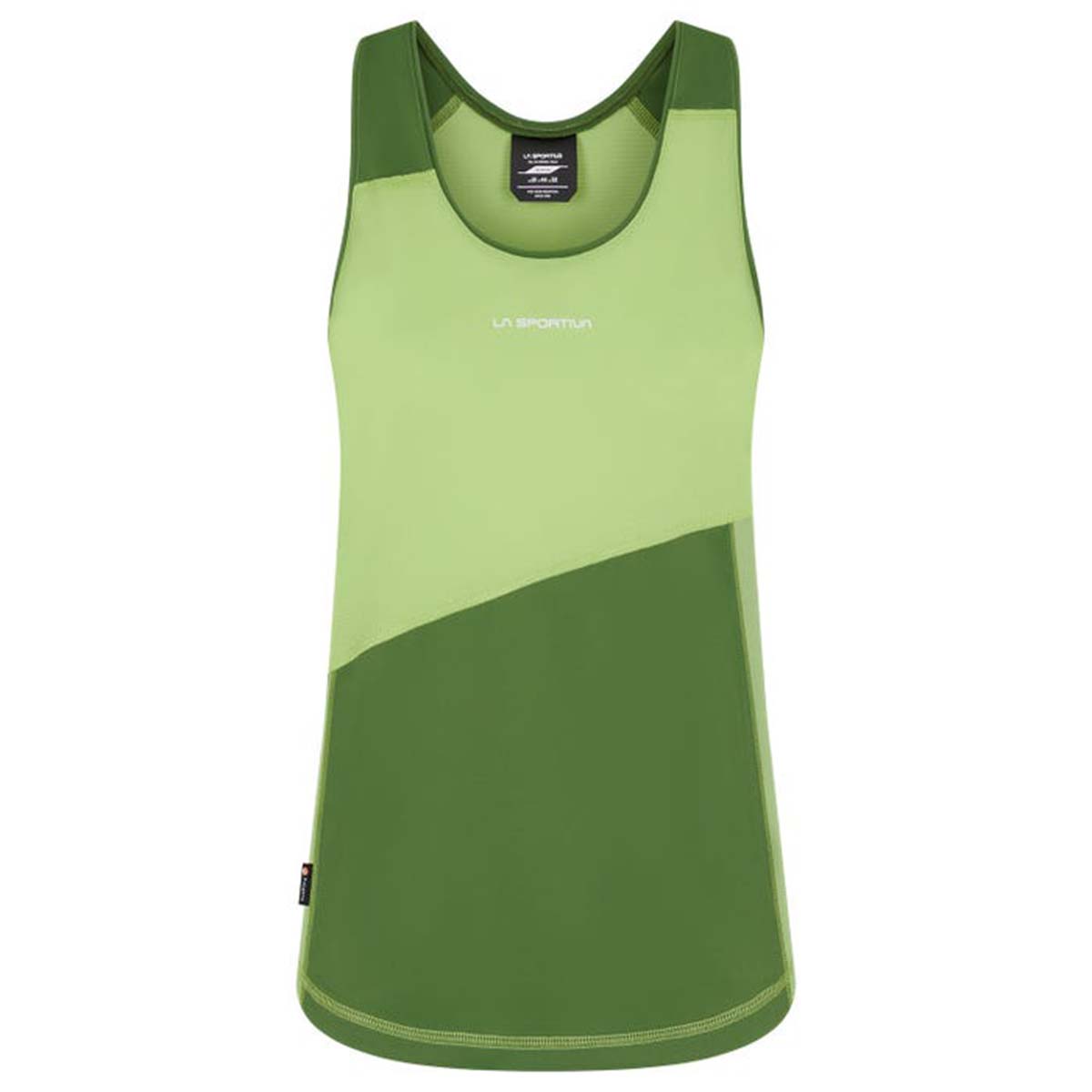 Drift Womens Running Tank Top Green