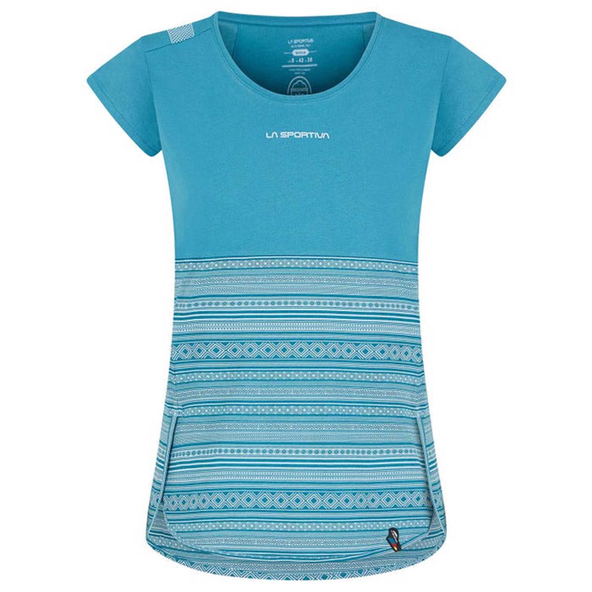 Lidra Womens Climbing T-Shirt Blue
