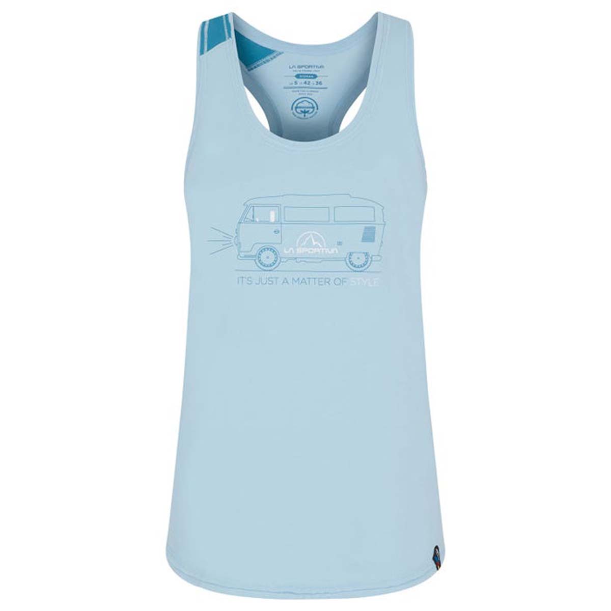 Van Womens Climbing Tank Top Blue