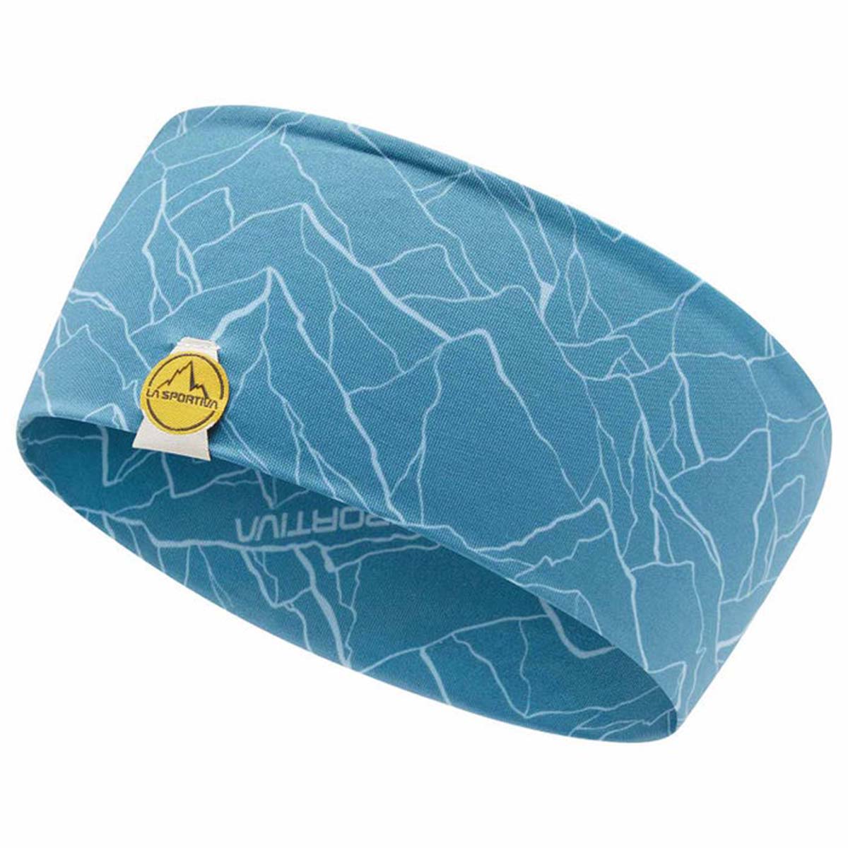 Mountain Mens Running Headband Blue