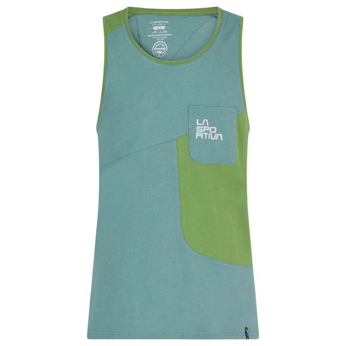 Dude Mens Climbing Tank Top Green