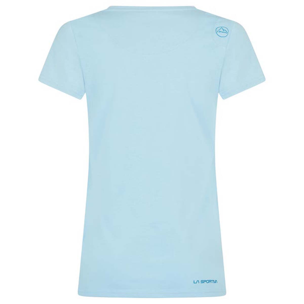 Retro Womens Climbing T-Shirt Blue