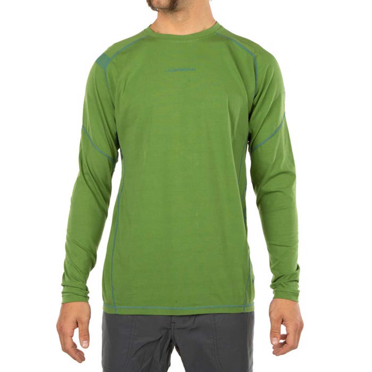 Future Long Sleeve Mens Climbing Shirt Green