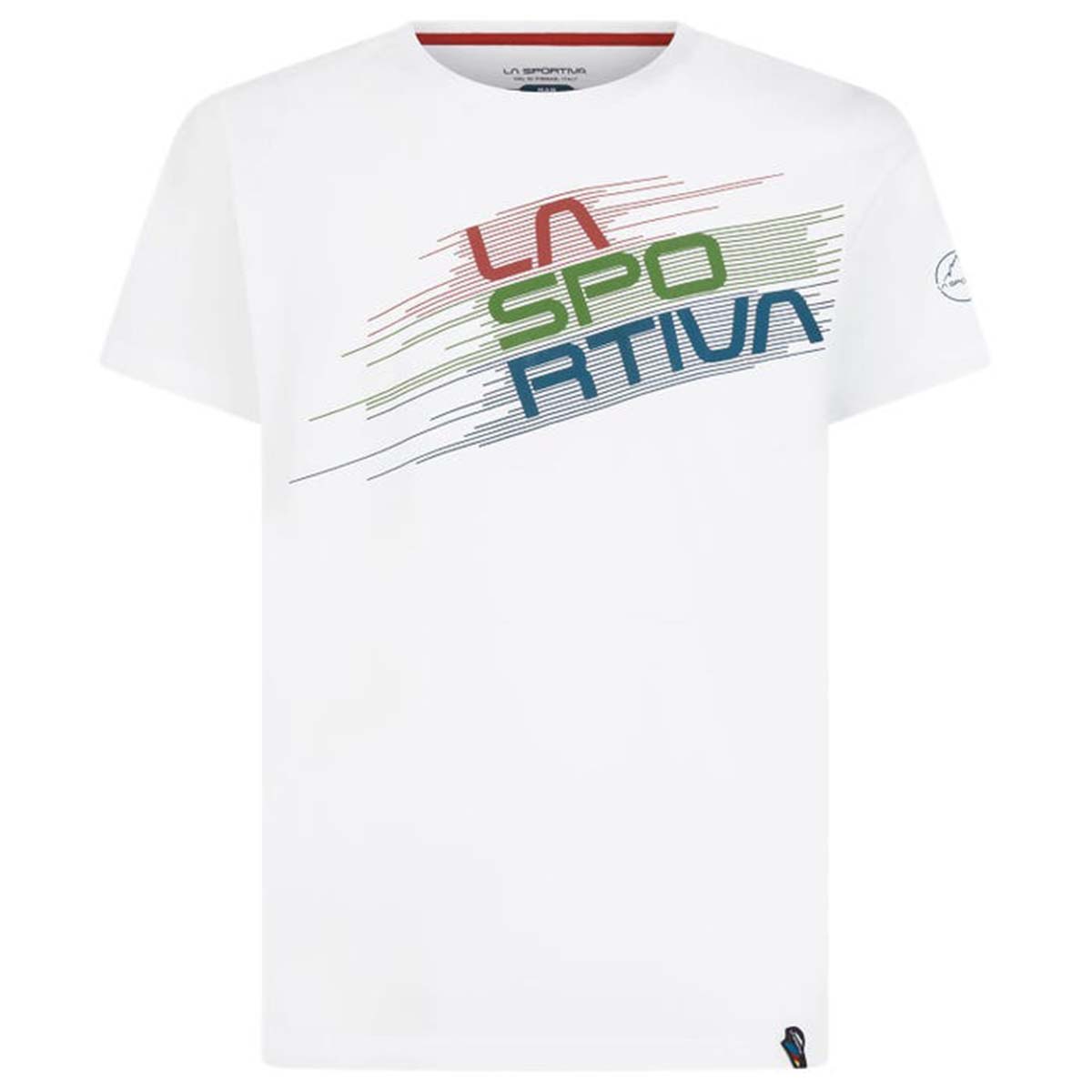Stripe Evo Mens Climbing T-Shirt White