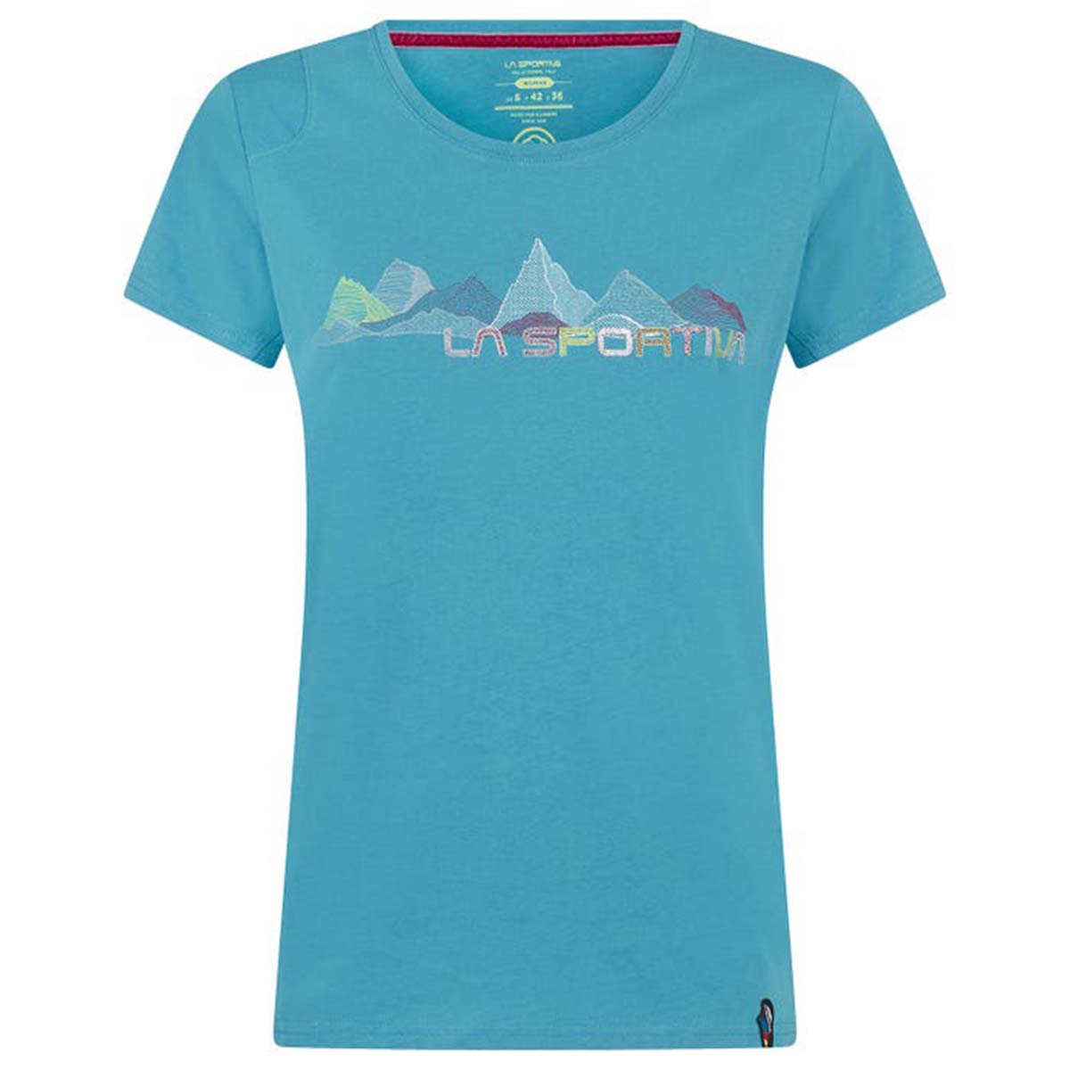 Peaks Womens Climbing T-Shirt Blue