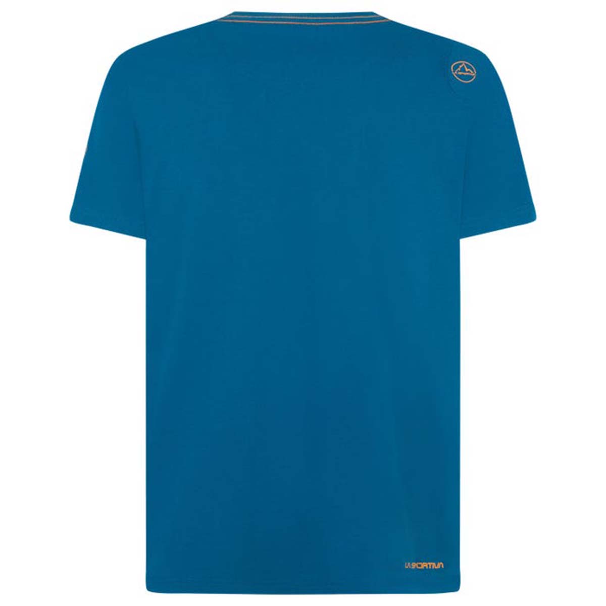 Retro Mens Climbing T-Shirt Blue
