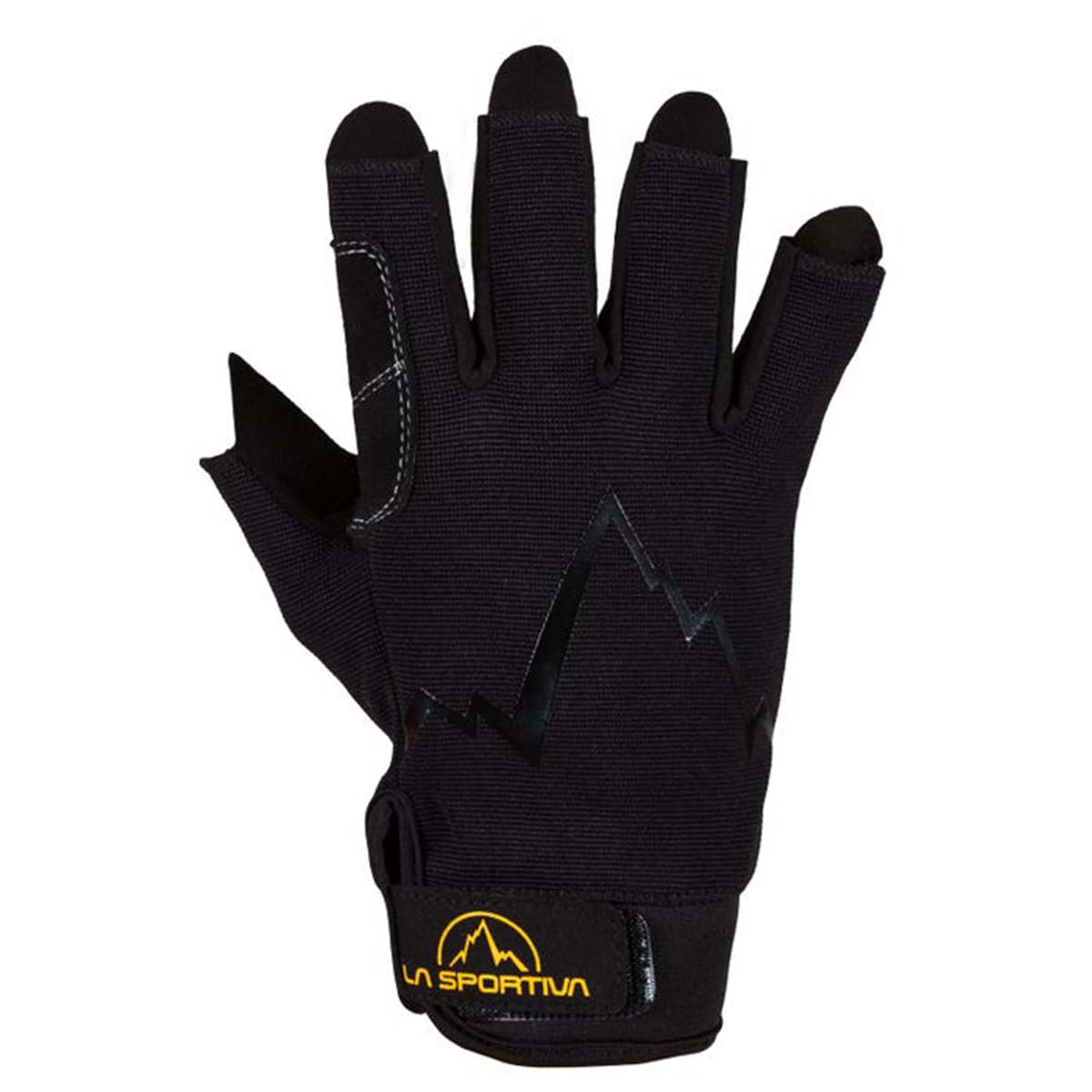 Ferrata Mens Climbing Gloves Black