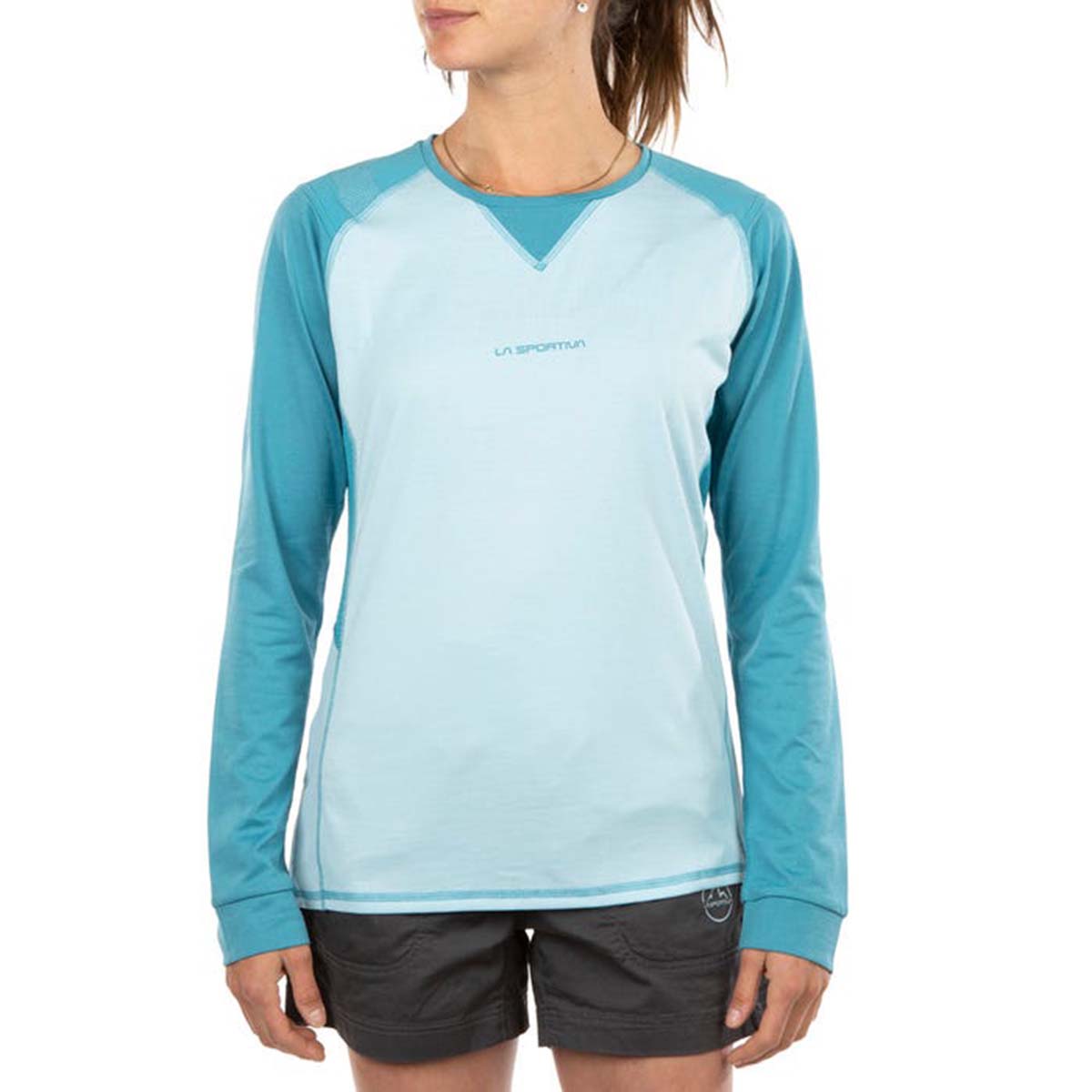 Beyond Long Sleeve Womens Hiking Shirt Blue