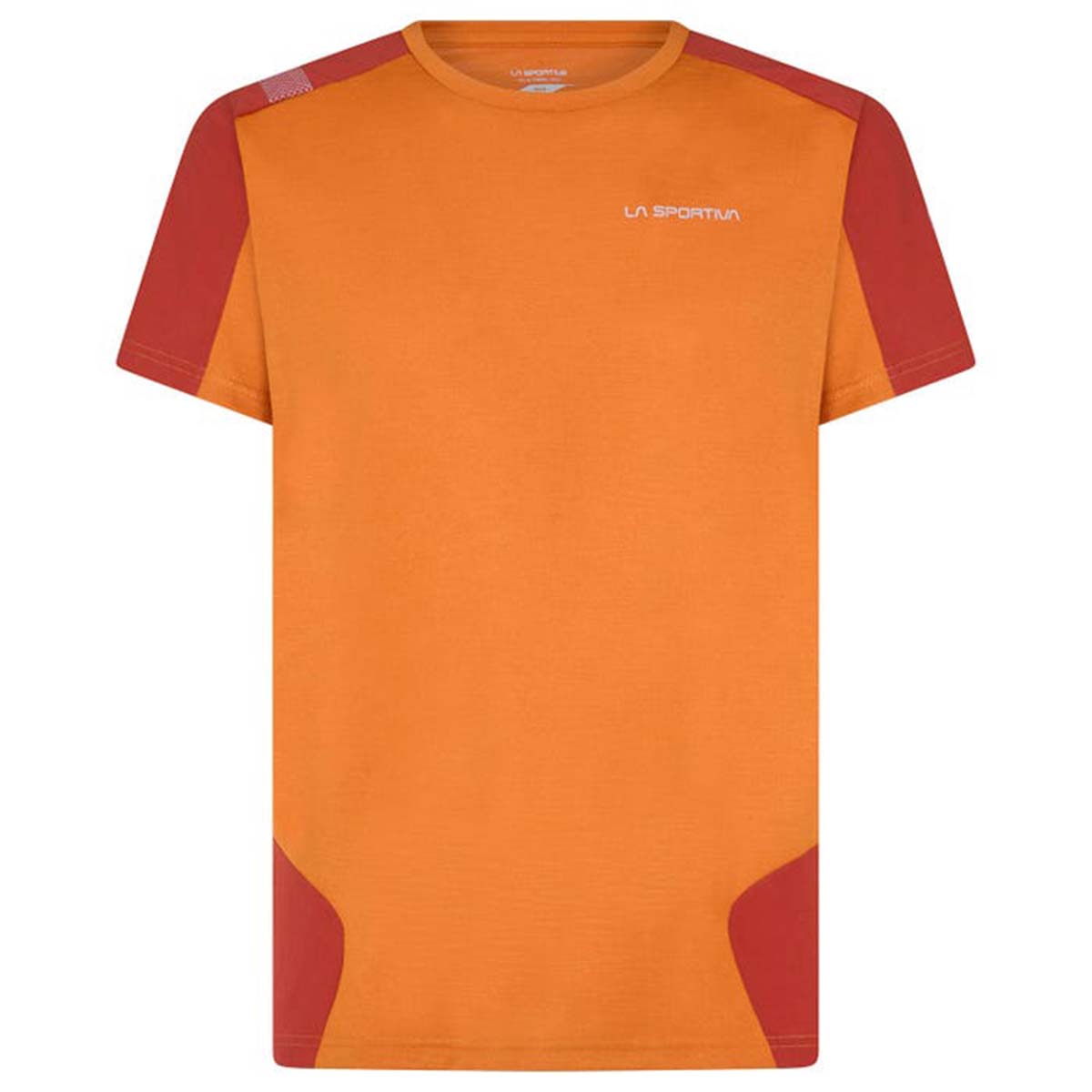 Compass Mens Hiking T-Shirt Orange