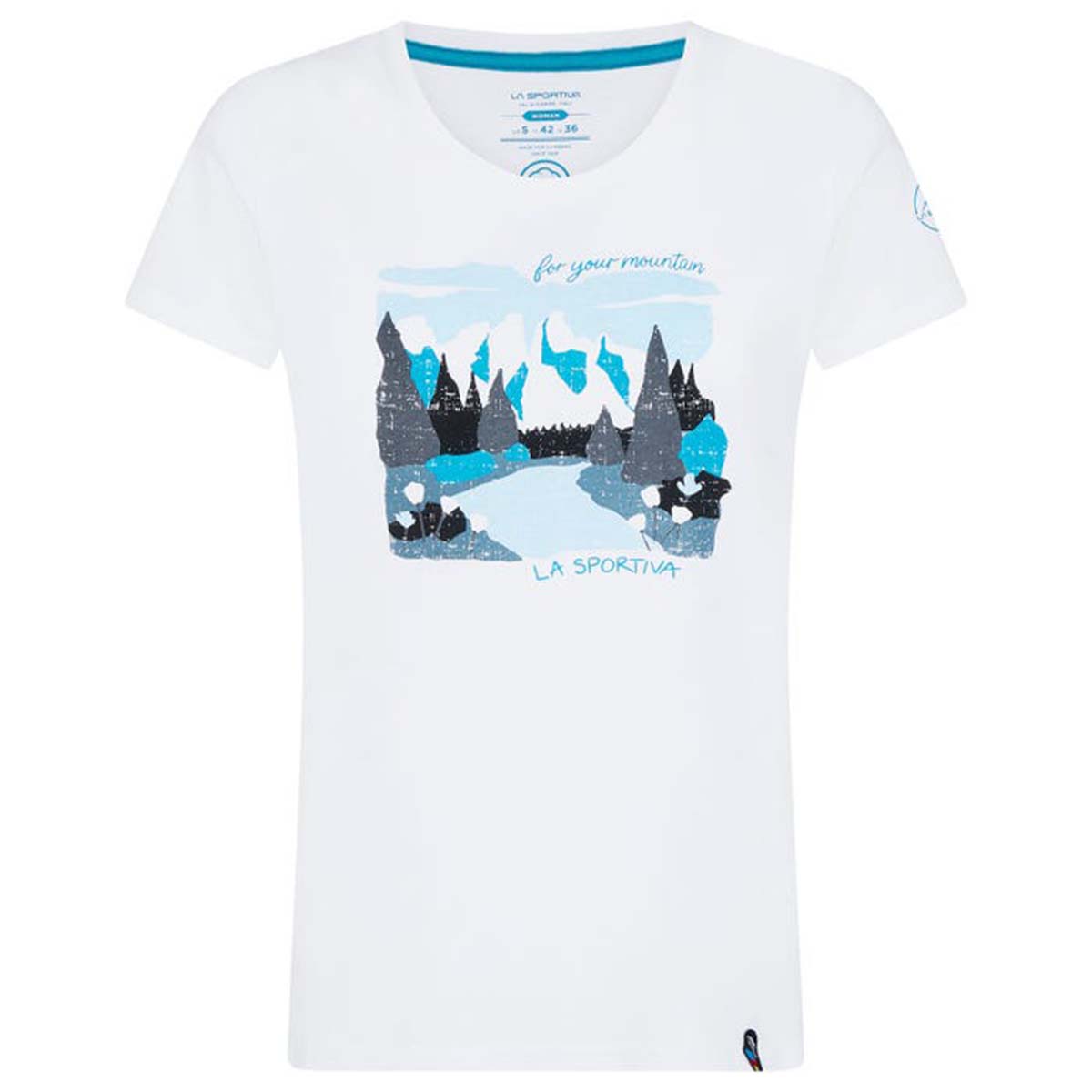 Valley Womens Climbing T-Shirt White