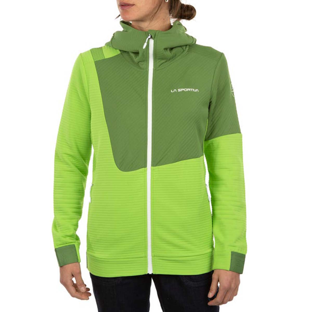 Mood Womens Climbing Hoodie Green