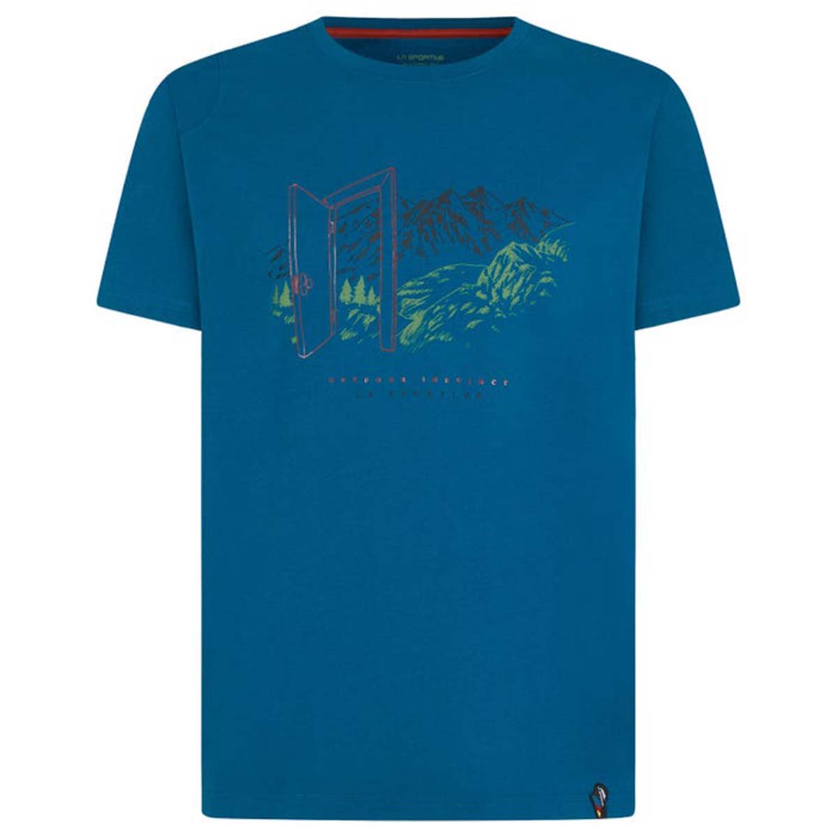 Outdoor Mens Climbing T-Shirt Blue