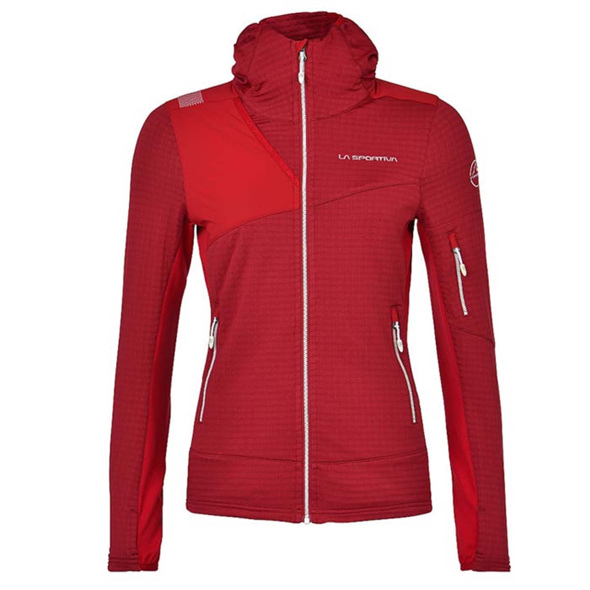 Lucendro Thermal Womens Mountaineering Hoodie Red