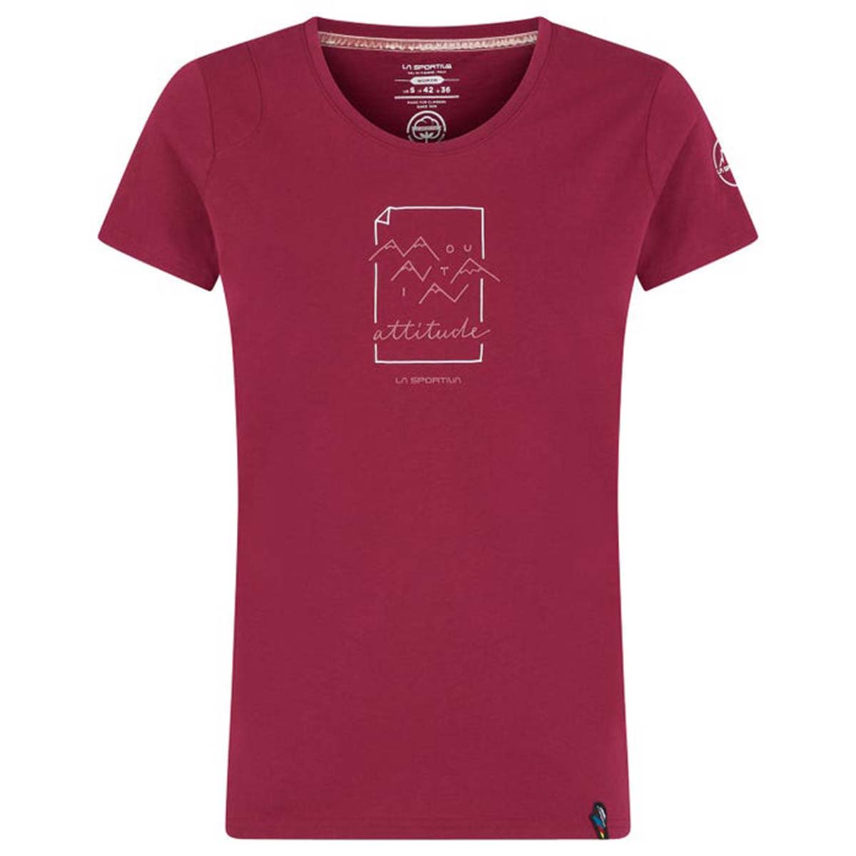 Attitude Womens Climbing T-Shirt Purple