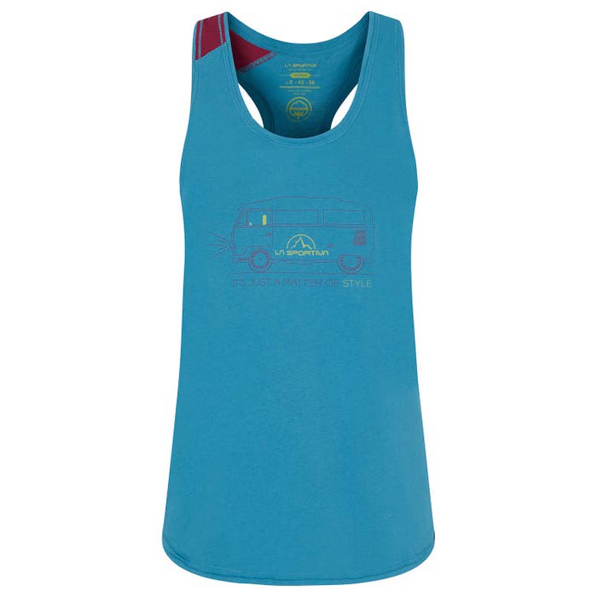 Van Womens Climbing Tank Top Blue
