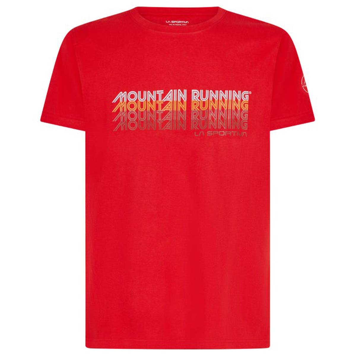 Mountain Mens Running T-Shirt Red