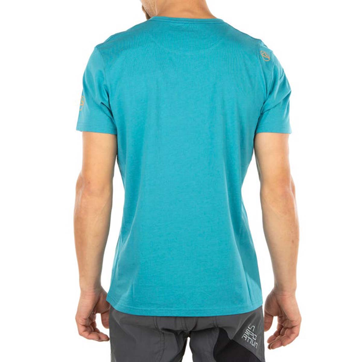 Van Mens Climbing T-Shirt Blue