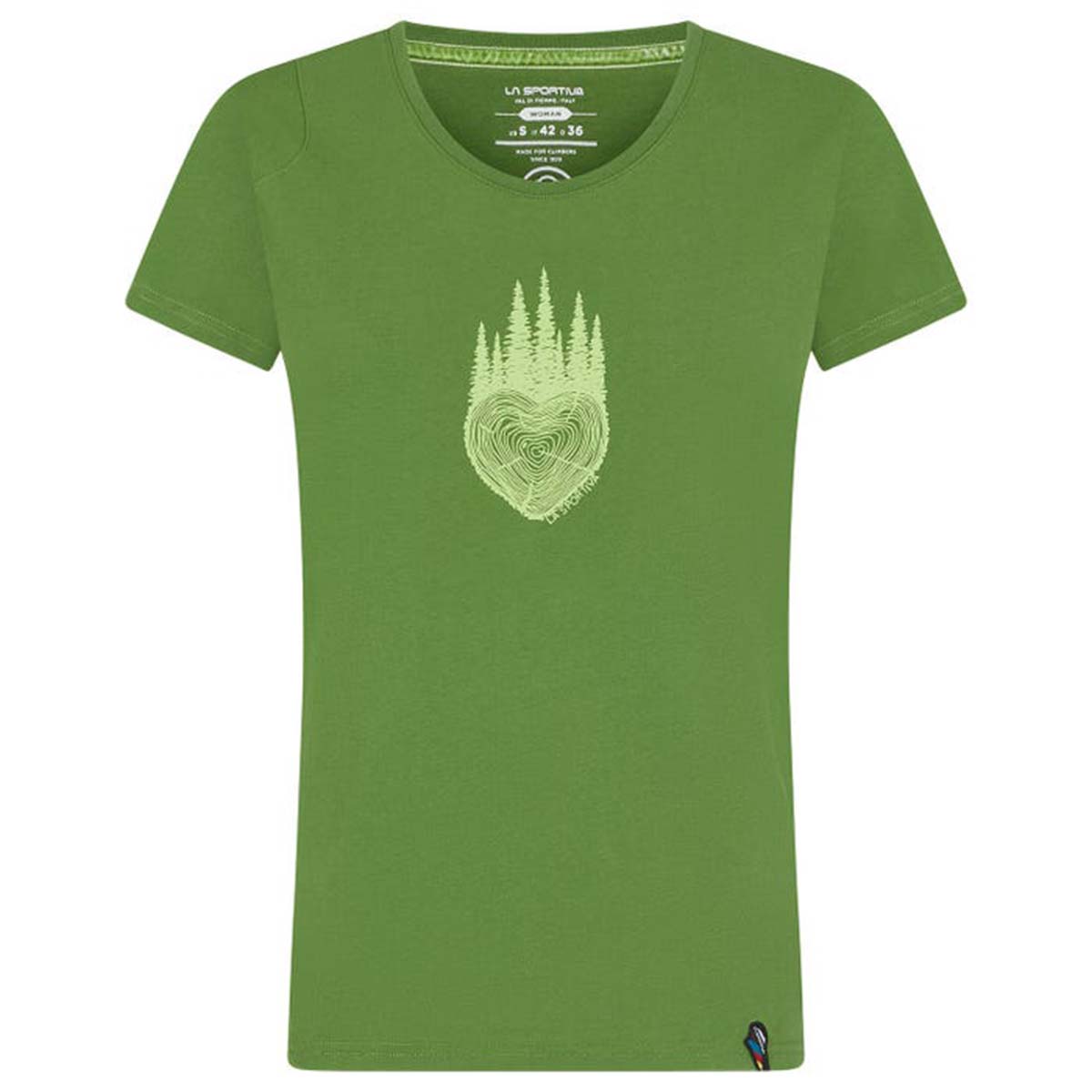 Wild Heart Womens Climbing T-Shirt Green