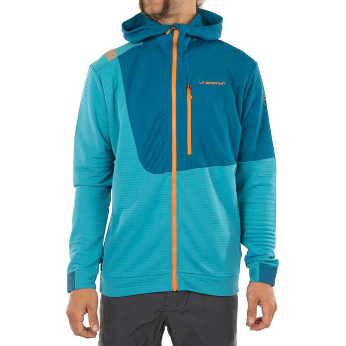 Mood Mens Climbing Hoodie Blue