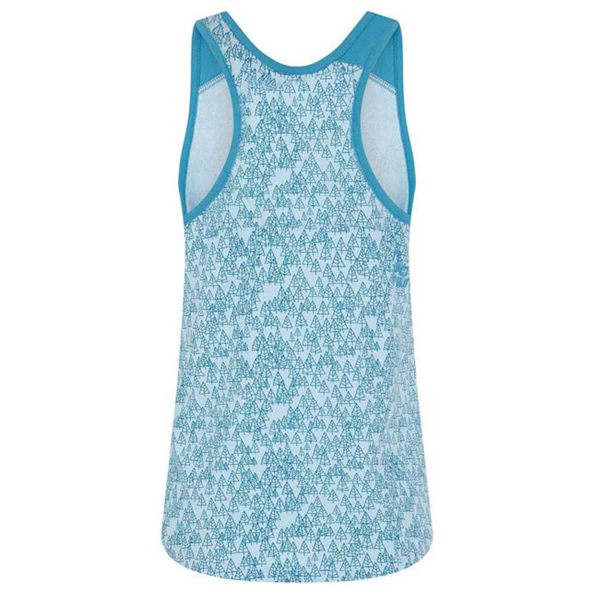 Trees Womens Climbing Tank Top Blue
