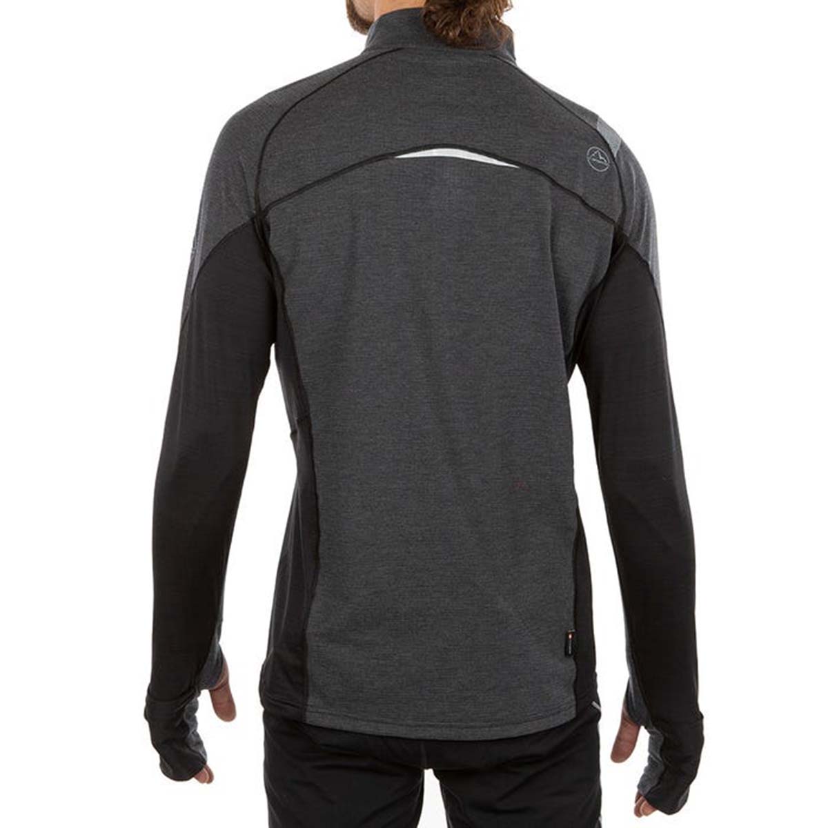 Swift Long Sleeve Mens Running Shirt Black