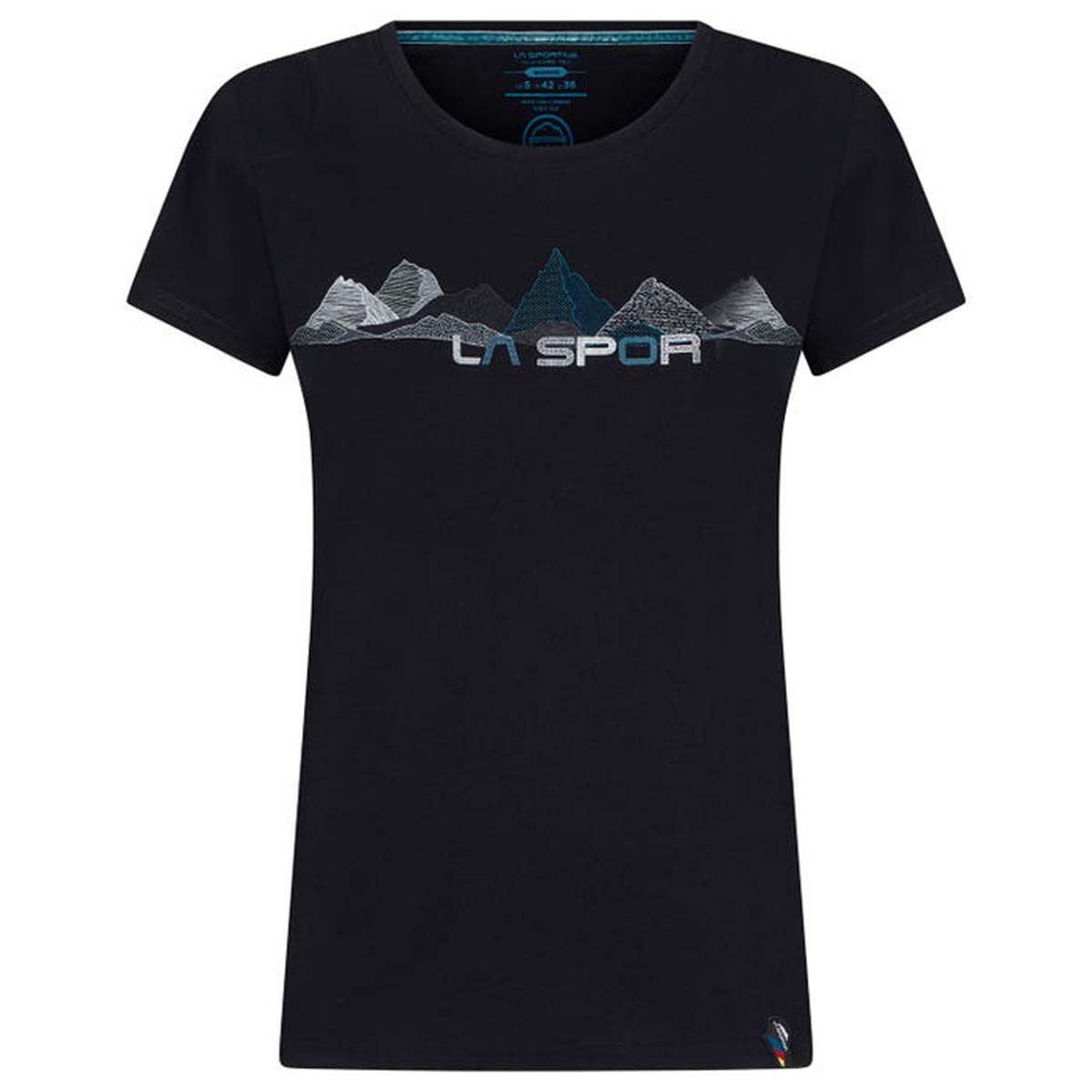 Peaks Womens Climbing T-Shirt Black