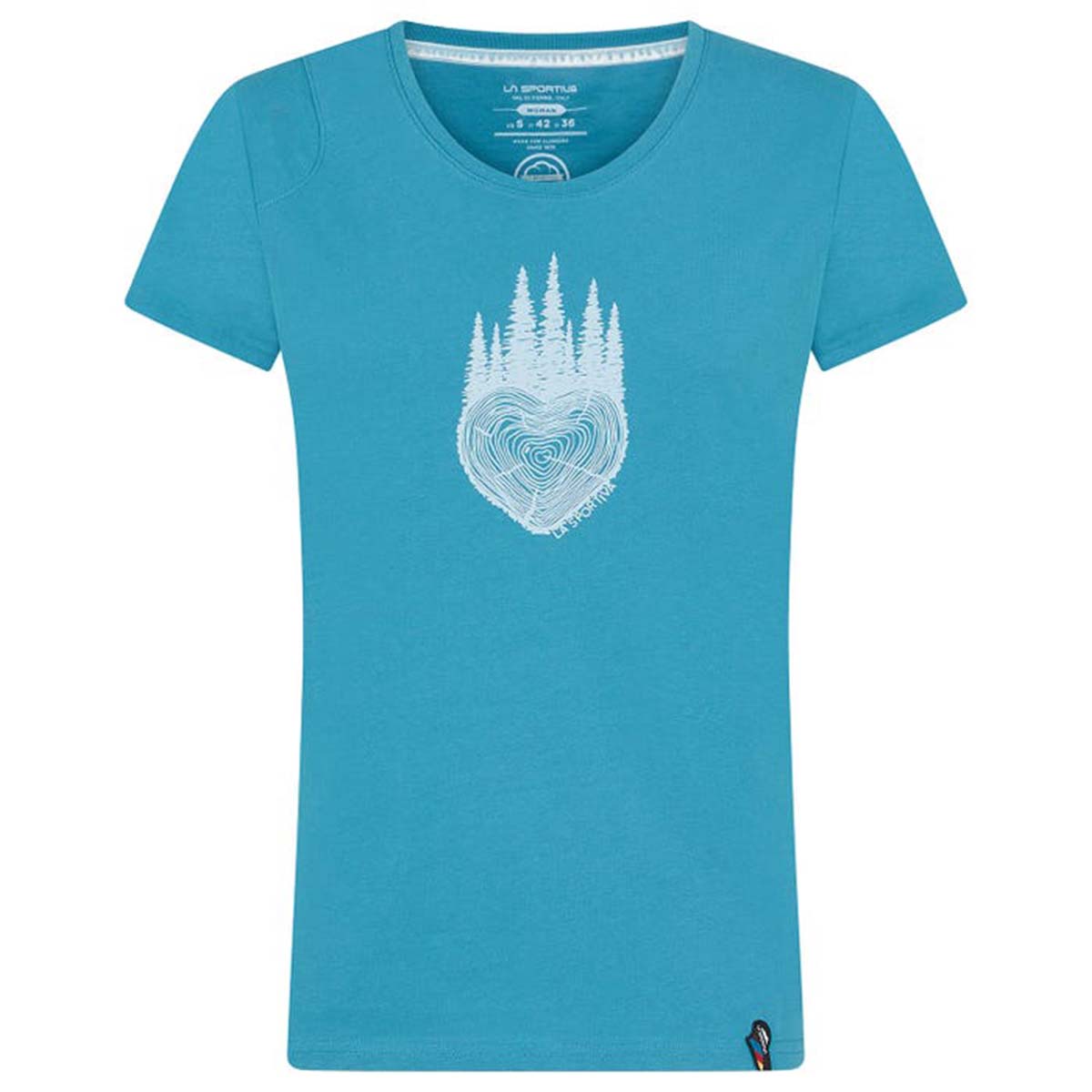 Wild Heart Womens Climbing T-Shirt Blue