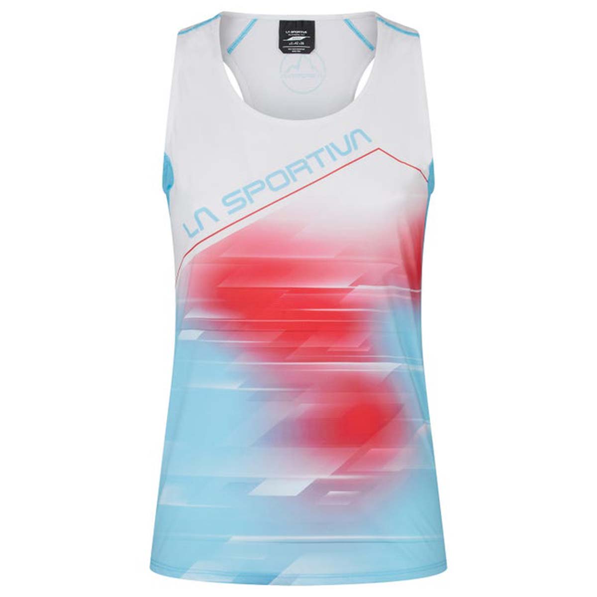 Sky Womens Running Tank Top Blue