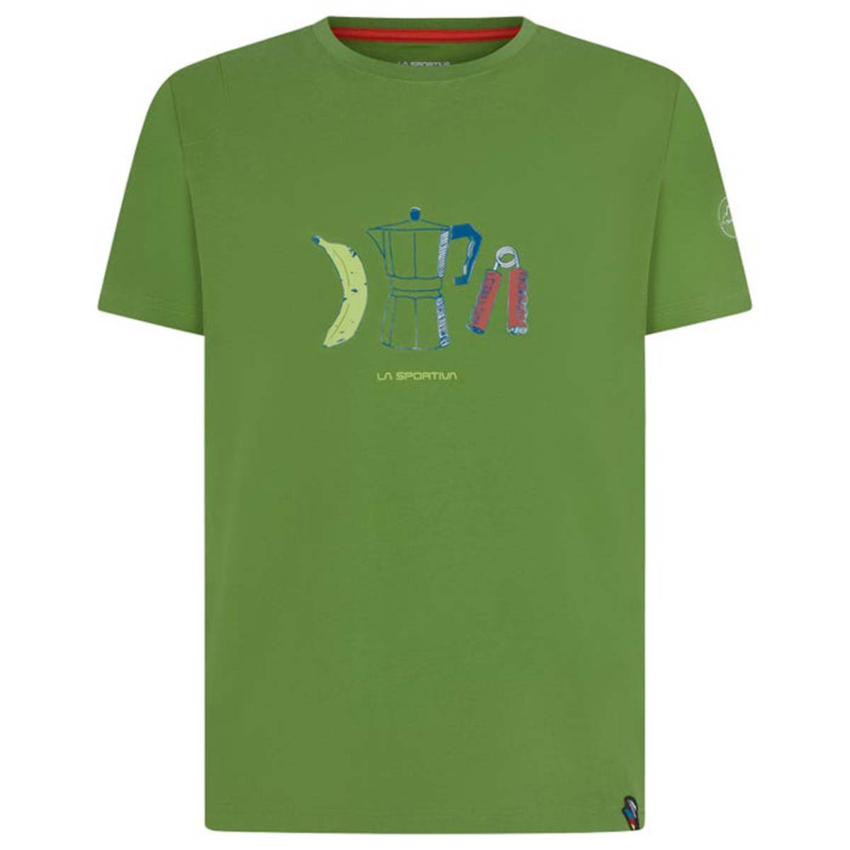 Breakfast Mens Climbing T-Shirt Green