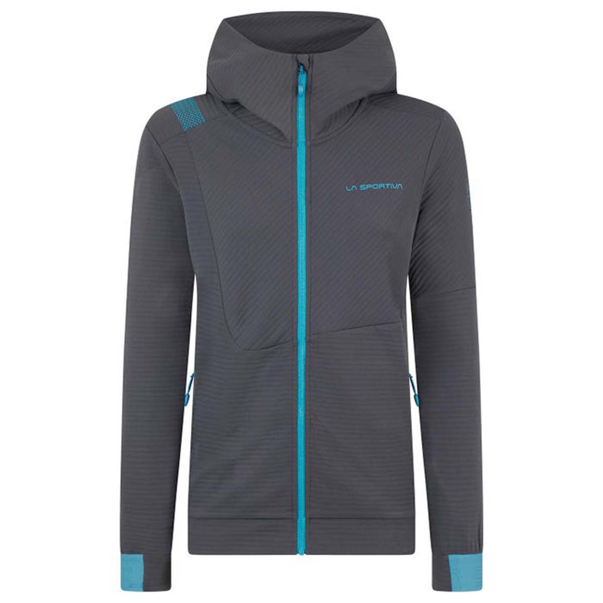 Mood Womens Climbing Hoodie Grey