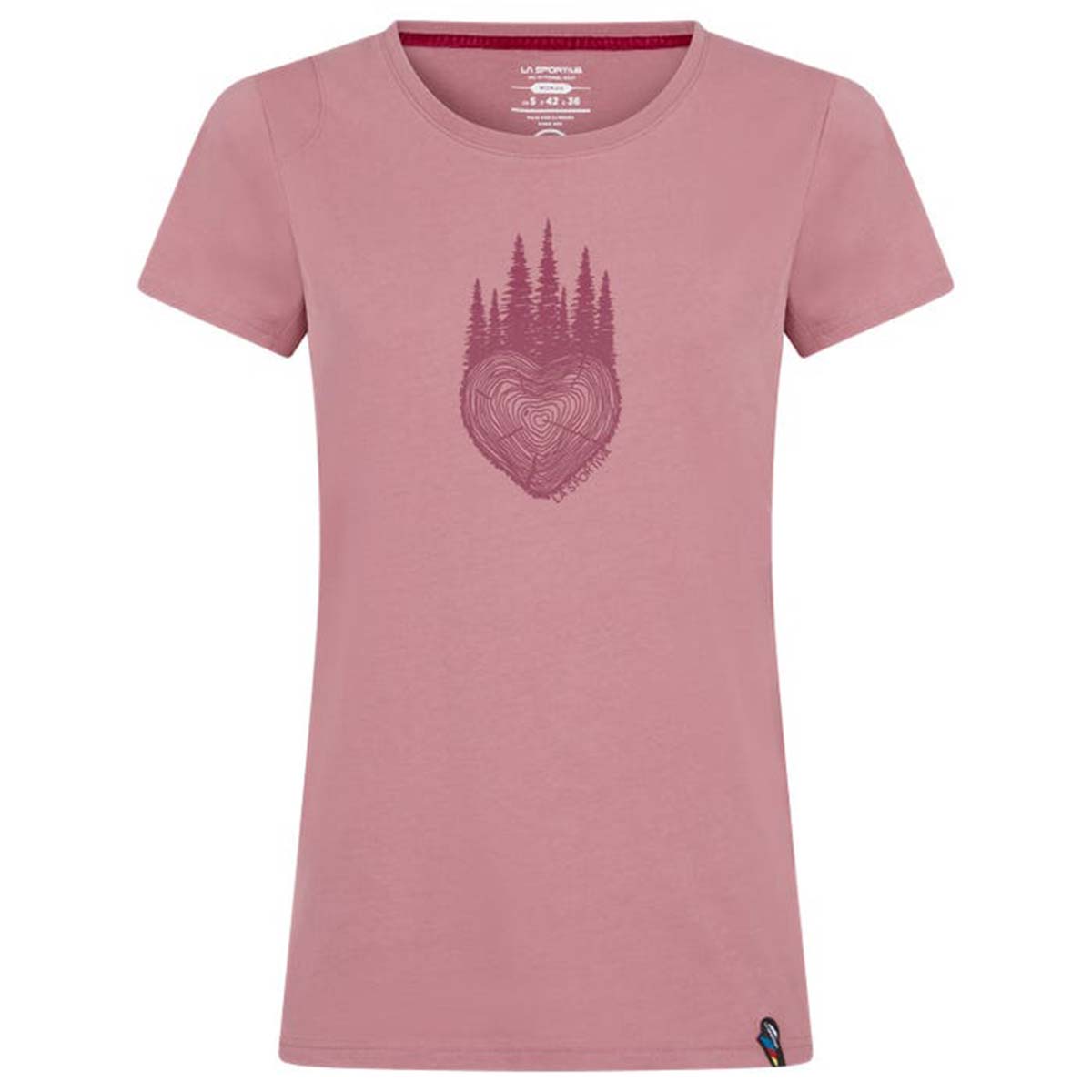 Wild Heart Womens Climbing T-Shirt Pink