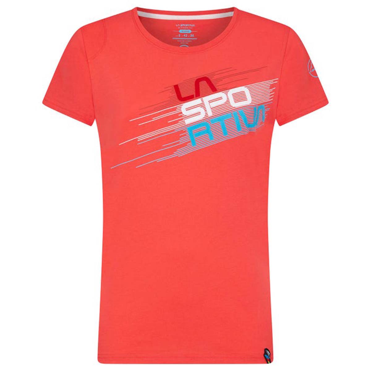 Stripe Evo Womens Climbing T-Shirt Pink