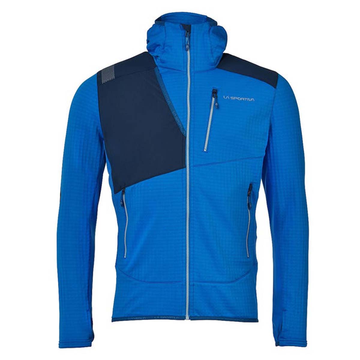 Lucendro Thermal Mens Mountaineering Hoodie Blue