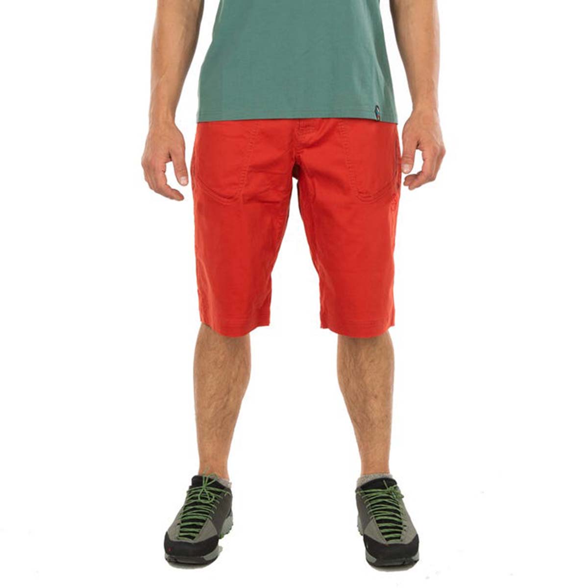 Flatanger Mens Climbing Shorts Red