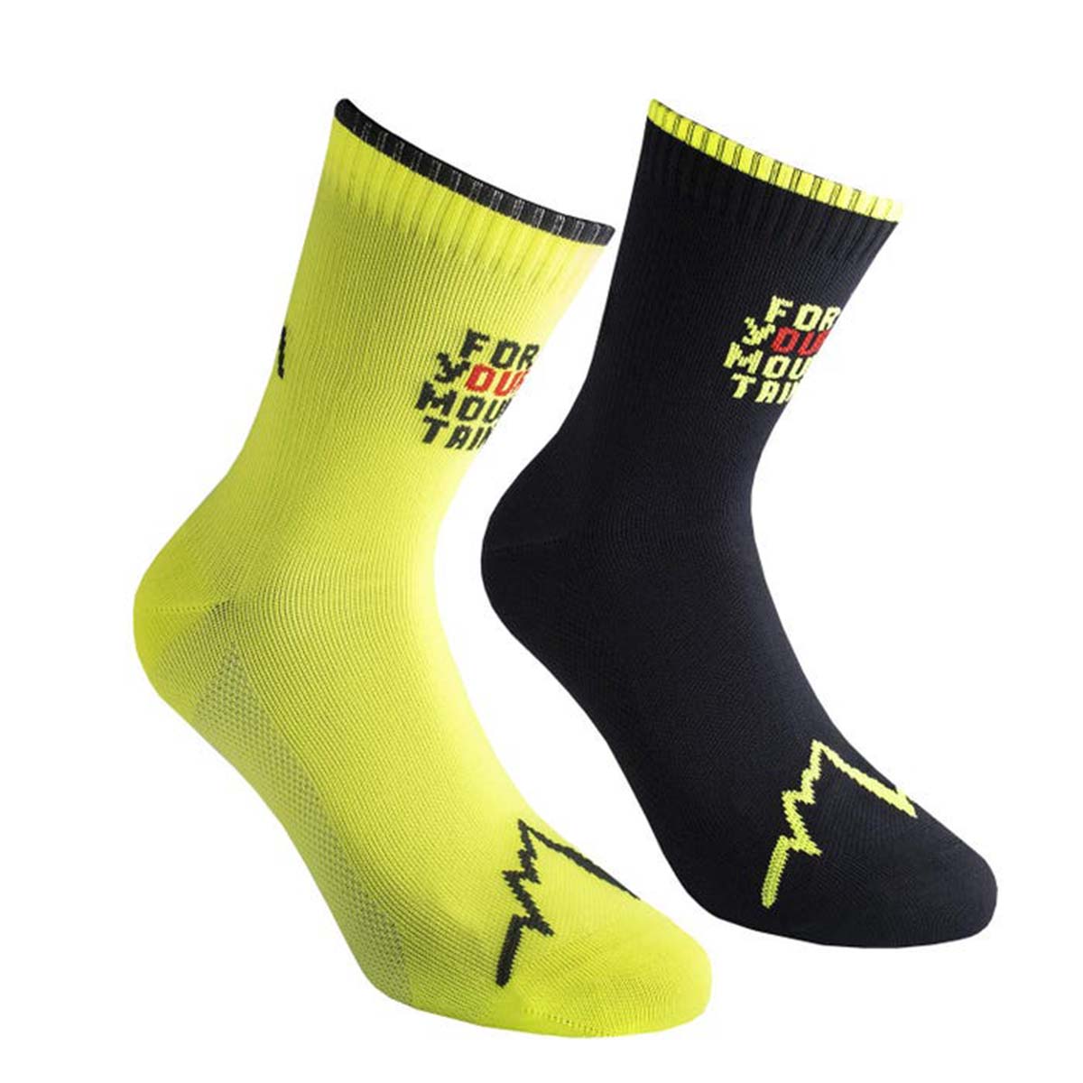 For Your Mountain Womens Running Socks Black